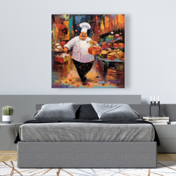 Canvas 48 x 48 - Walking cook