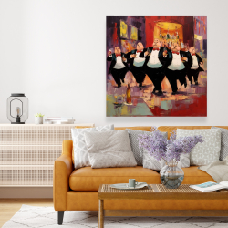 Canvas 48 x 48 - Distinguished waiters