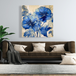 Canvas 48 x 48 - Marine flowers