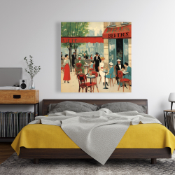 Canvas 48 x 48 - Public coffee shop