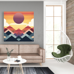 Canvas 48 x 48 - Peace mountain