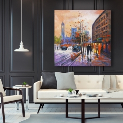 Canvas 48 x 48 - City by fall