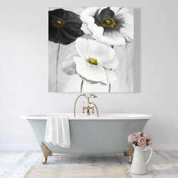 Canvas 48 x 48 - Assorted white flowers