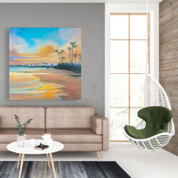Canvas 48 x 48 - Sunset by the sea