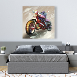 Canvas 48 x 48 - Abstract motorcycle