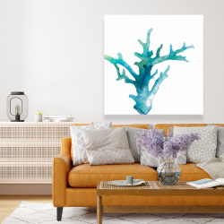 Canvas 48 x 48 - Watercolor sea coral