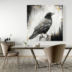 Canvas 48 x 48 - Crow bird