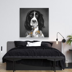 Canvas 48 x 48 - Beautiful english springer spaniel