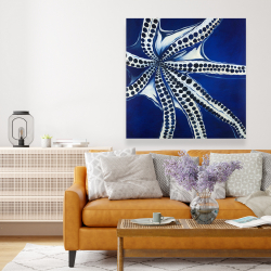 Canvas 48 x 48 - Swimming octopus