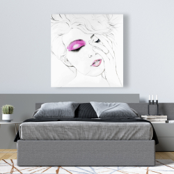 Canvas 48 x 48 - Pink makeup