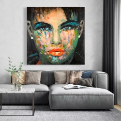 Canvas 48 x 48 - Abstract portrait