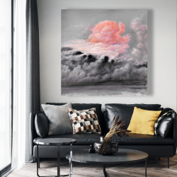 Canvas 48 x 48 - Pink clouds