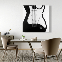 Canvas 48 x 48 - Black electric guitar
