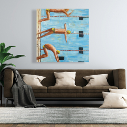 Canvas 48 x 48 - Swimmers
