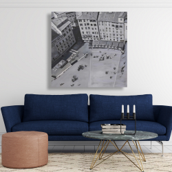 Canvas 48 x 48 - Piazza del campo in italie