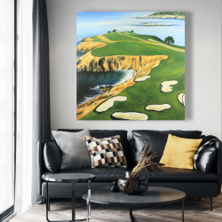 Canvas 48 x 48 - Pebble beach golf links