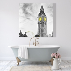 Canvas 48 x 48 - Outline of big ben in london