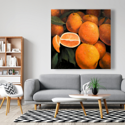 Canvas 48 x 48 - Fresh oranges