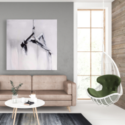 Canvas 48 x 48 - Dancer on aerial contortion