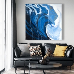 Toile 48 x 48 - Vague abstraite en mouvement