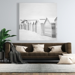 Canvas 48 x 48 - Beach cabins
