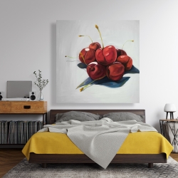Canvas 48 x 48 - Pile of cherries