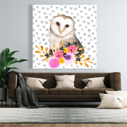 Canvas 48 x 48 - Beautiful owl