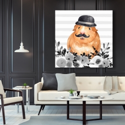Canvas 48 x 48 - Guinea pig detective