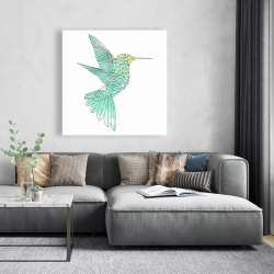 Canvas 48 x 48 - Geometric hummingbird
