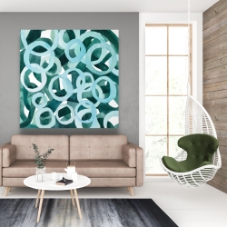 Canvas 48 x 48 - Abstract rings