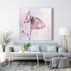 Canvas 48 x 48 - Delicate butterfly