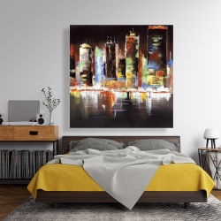 Canvas 48 x 48 - Cityscape by night