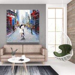 Canvas 48 x 48 - Kiss of times square