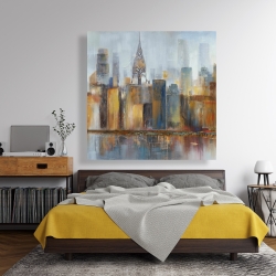 Canvas 48 x 48 - Cityscape with chrysler building