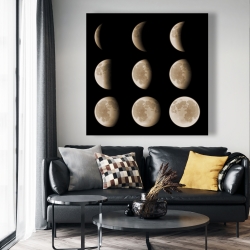 Canvas 48 x 48 - Eclipse in nine phases