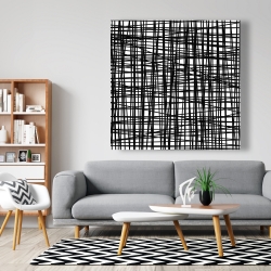 Canvas 48 x 48 - Abstract small stripes