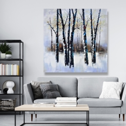 Toile 48 x 48 - Arbres gelés