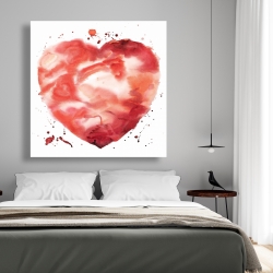 Toile 48 x 48 - Grand coeur