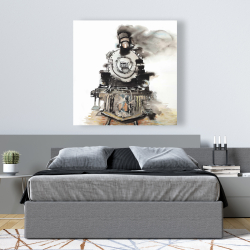 Canvas 48 x 48 - Vintage train