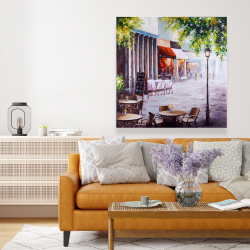 Toile 48 x 48 - Restaurant extérieur