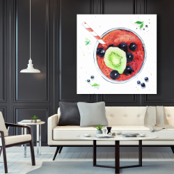 Toile 48 x 48 - Smoothies aux petits fruits