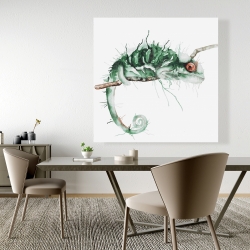Canvas 48 x 48 - Chameleon on the lookout