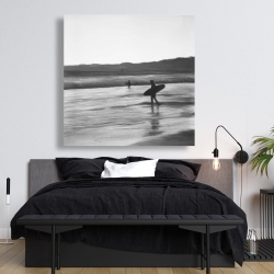 Toile 48 x 48 - Surfeurs