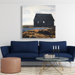 Canvas 48 x 48 - Abandoned barn