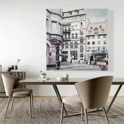 Toile 48 x 48 - Scène de rue en allemagne