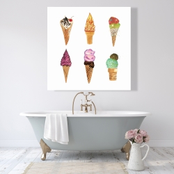 Canvas 48 x 48 - Ice cream cones