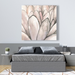 Canvas 48 x 48 - Blush pink flower