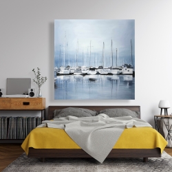 Canvas 48 x 48 - Boats at the dock 2