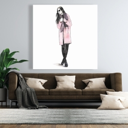 Toile 48 x 48 - Femme style printanier