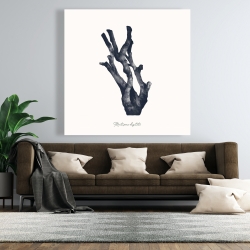 Toile 48 x 48 - Corail montipora digitata